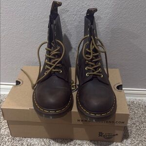 Dr. Martens Brown Leather Boots